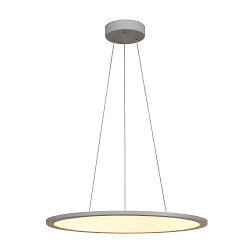 Pendelarmatuur PANEL 60 DALI LED rond, grijs