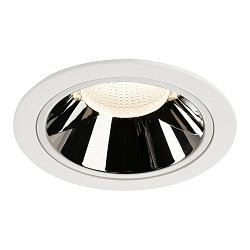 LED Ceiling recessed luminaire NUMINOS DL XL, 4000K, IP20, 40�, 3750lm, UGR 18, white/chrome