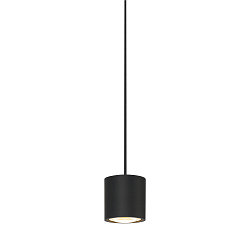 Pendelarmatuur OCCULUS PD SINGLE DTW Dim-To-Warm IP20, zwart, transparant dimbaar