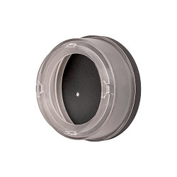 Wandhouder MANA rond, antraciet, transparant