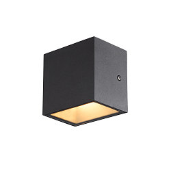 LED Outdoor Wall luminaire SITRA S WL SINGLE, CCT switch, 3000/4000K, anthracite