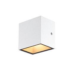 LED Outdoor Wall luminaire SITRA S WL SINGLE, CCT switch, 3000/4000K, white