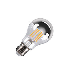 Kopspiegellamp standaardvorm MIRRORHEAD A60 CHROME dimbaar A60 helder E27 7,5W 720lm 2700K 180� CRI >90 dimbaar
