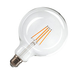 Lichtbron filament globe G125 CLEAR dimbaar G125 helder E27 7,5W 800lm 2700K 320� CRI >90 dimbaar