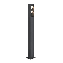 Staande armatuur voor buiten ESKINA FRAME 125 DOUBLE CCT 2-vlams, CCT Switch, instelbaar IP65, antraciet 