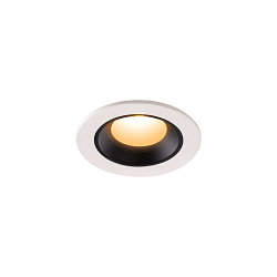 Plafondinbouwarmatuur NUMINOS XS IP20/IP44, zwart, wit
