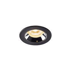 LED Ceiling recessed luminaire NUMINOS� XS, 3000K, 40�, black/chrome