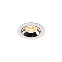 LED Ceiling recessed luminaire NUMINOS� XS, 3000K, 40�, white/chrome