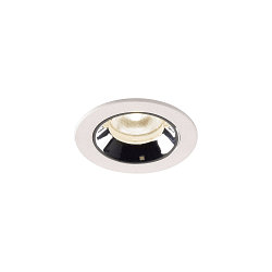 Plafondinbouwarmatuur NUMINOS XS IP20/IP44, chroom, wit
