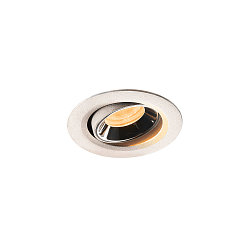 Plafondinbouwarmatuur NUMINOS MOVE XS IP20, chroom, wit