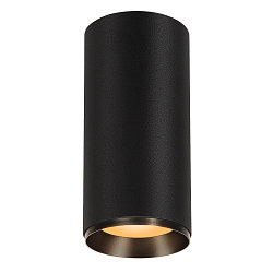Plafondarmatuur NUMINOS XL PHASE IP20, zwart dimbaar