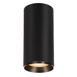Plafondarmatuur NUMINOS DALI XL DALI aanstuurbaar IP20, zwart dimbaar