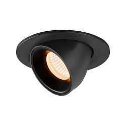 LED Ceiling recessed luminaire NUMINOS� GIMBLE S, 2700K, 20�, black