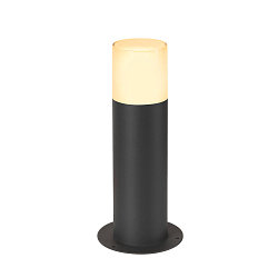 Staande armatuur voor buiten GRAFIT 30 POLE rond, met diffuser E27 IP44, antraciet dimbaar