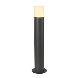 Staande armatuur voor buiten GRAFIT 60 POLE rond, met diffuser E27 IP44, antraciet dimbaar