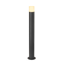 Staande armatuur voor buiten GRAFIT 90 POLE rond, met diffuser E27 IP44, antraciet dimbaar
