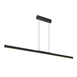 Pendelarmatuur ONE LINEAR 140 PHASE UP/DOWN IP20, zwart dimbaar