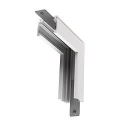 L-connector TRACK 48V standaard, mechanisch, Stereo, wit