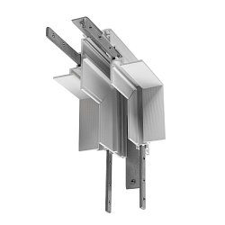 L-connector TRACK 48V mechanical, Stereo, white