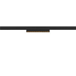 Spotlight op rail IN-LINE 22 TRACK 48V DARKLIGHT REFLECTOR DALI aanstuurbaar IP20, zwart dimbaar
