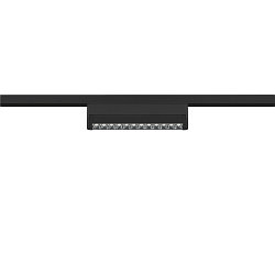 Spotlight op rail IN-LINE 24 DALI MOVE 48V - DARKLIGHT REFLECTOR draaibaar, DALI aanstuurbaar IP20, zwart dimbaar