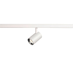 Spotlight op rail NUMINOS� XS 48V DALI 2 20� draaibaar, DALI aanstuurbaar IP20, wit mat dimbaar