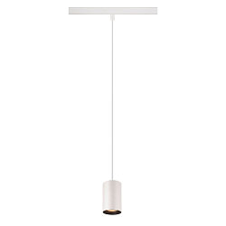Pendelarmatuur NUMINOS� XS TRACK 48V DALI aanstuurbaar IP20, zwart, wit dimbaar