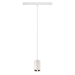 Pendelarmatuur NUMINOS� XS TRACK 48V DALI aanstuurbaar IP20, chroom, wit dimbaar