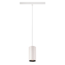 Pendelarmatuur NUMINOS� S TRACK 48V DALI aanstuurbaar IP20, chroom, wit dimbaar