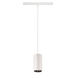 pendant luminaire NUMINOS� S 48V DALI 2 40� for VDU workstation, DALI controllable IP20, white matt dimmable