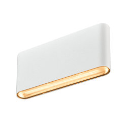 Wandarmatuur voor buitenshuis OVAL 18 WL IP65, wit