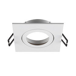Verzonken plafondring NEW TRIA� 68 vierkant, zwart