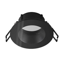 Verzonken plafondring NEW TRIA� 68 rond, zwart