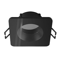 Verzonken plafondring NEW TRIA� 68 vierkant, zwart