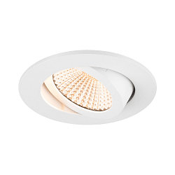 ceiling recessed luminaire NEW TRIA® 68 round IP20, white dimmable