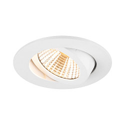 ceiling recessed luminaire NEW TRIA� UNIVERSAL 68 round IP20, white dimmable