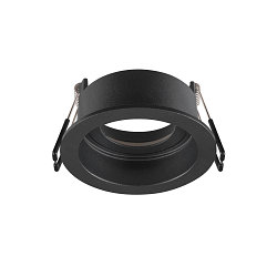 Verzonken plafondring NEW TRIA� 68 rond, diep, zwart