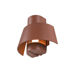 outdoor wall luminaire PHOTONI half round, conical E27 IP65, black matt dimmable