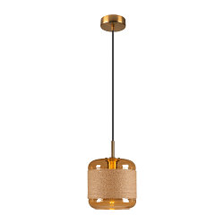 Pendelarmatuur PANTILO ROPE 20 E27 IP20, goud dimbaar