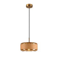 Pendelarmatuur PANTILO ROPE 27 E27 IP20, goud dimbaar