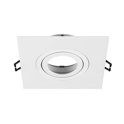 Verzonken plafondring NEW TRIA� 75 XL vierkant, zwart