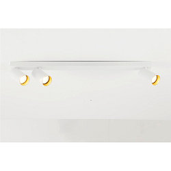 ceiling luminaire KAMI 3 flames GU10 IP20, gold, white