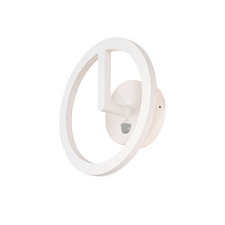 outdoor wall luminaire Q-RING SENSOR with sensor, switchable IP54, white 