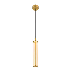 Pendelarmatuur QUIMERA - PHASE CCT Switch, schakelbaar IP20, messing geborsteld dimbaar