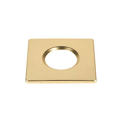 Afdekking UNIVERSAL DOWNLIGHT IP65 hoekig, stijf, gesloten, luchtdicht, goud mat