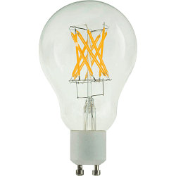 Filamentlamp A60 CROSSED FILAMENT - PHASE A60 helder GU10 5W 400lm 2200K 330� CRI 90-100 dimbaar