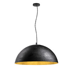 Pendelarmatuur FORCHINI 70 down, halfrond E27 IP20, zwart mat dimbaar