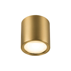 Plafondarmatuur OCULUS PHASE DTW rond, Dim-To-Warm, instelbaar, met lensoptiek IP20, messing geborsteld dimbaar