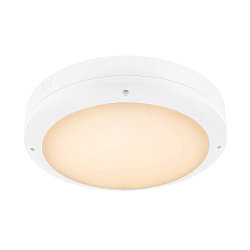 Wand- en plafondarmatuur OUTDOOR BULKHEAD V 360 CCT Switch, slagvast, schakelbaar IP65, wit, gelakt 