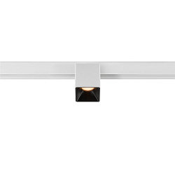 Spotlight op rail FIXT-IT! rond, opbouwversie, geschikt voor beeldschermwerkstations IP20, zwart, wit, gelakt dimbaar